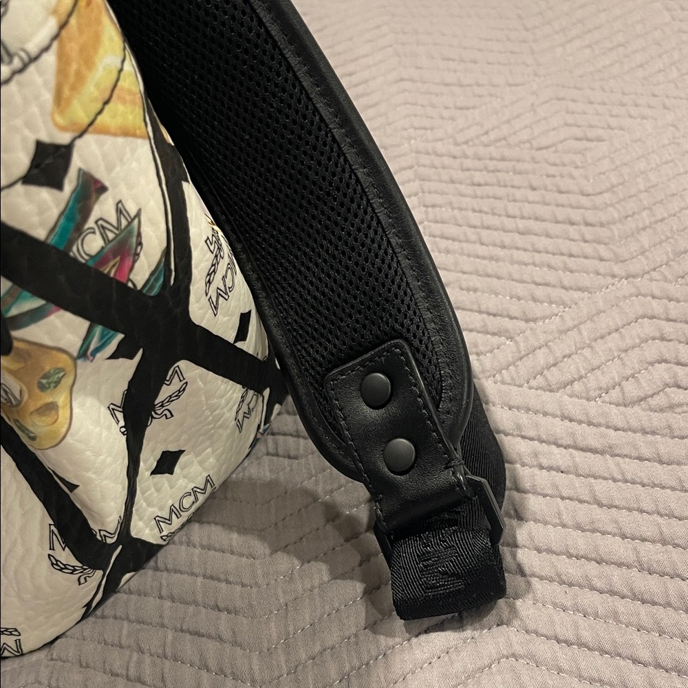 Mcm Multicolor Graphic Backpack - image 8